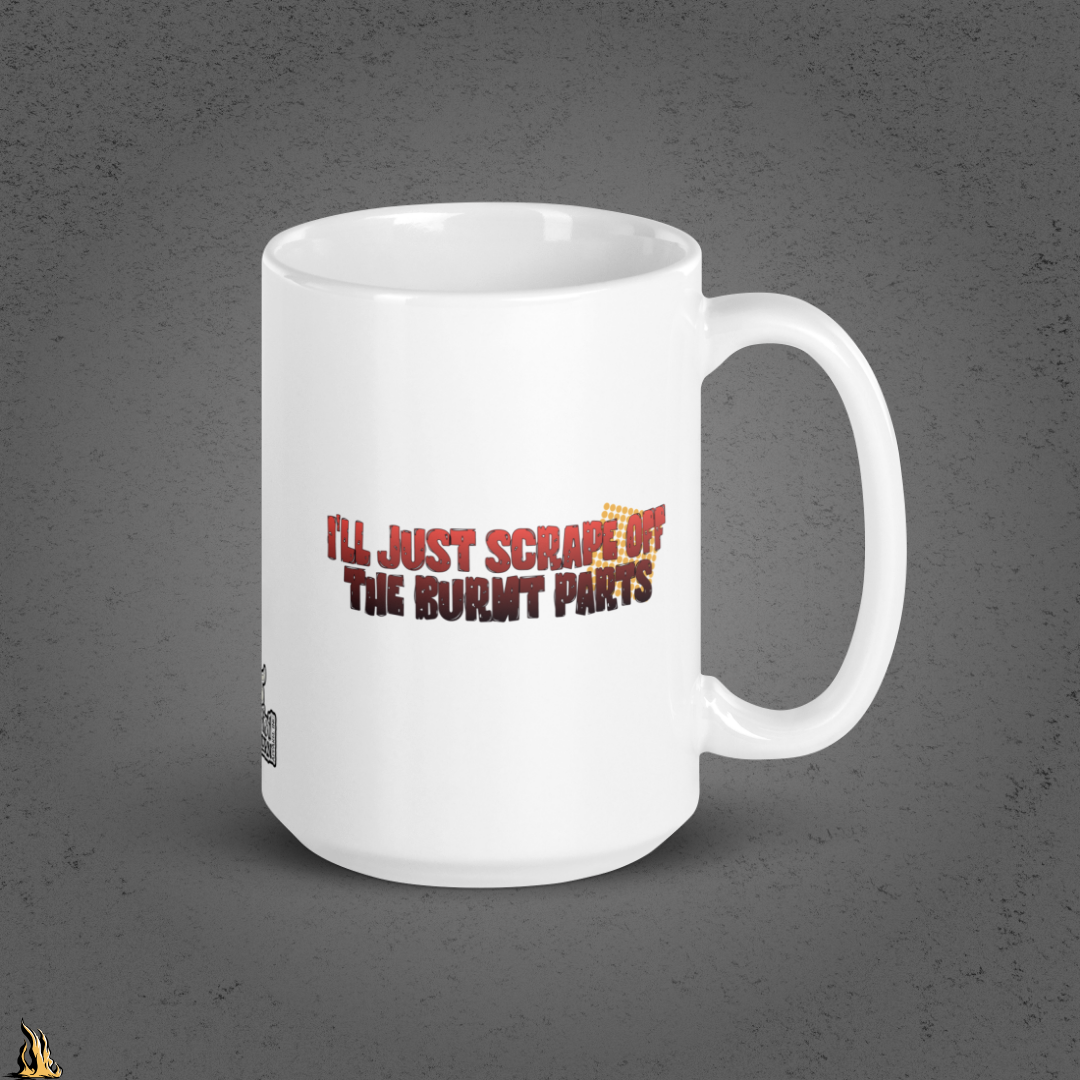 Crispy But Committed - Funny Burnt Toast Graphic Mug