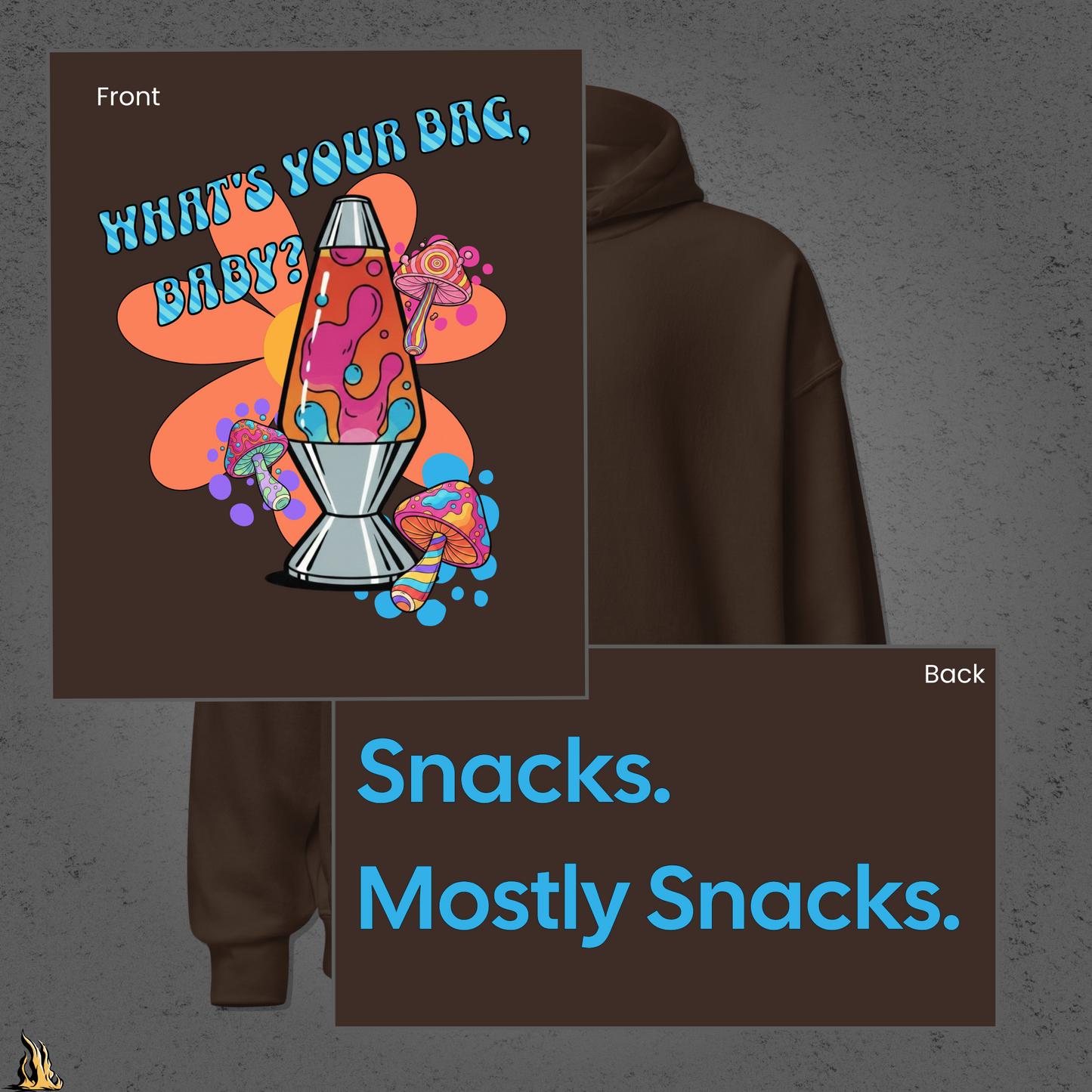 What’s Your Bag, Baby? Snack Lover Unisex Hoodie