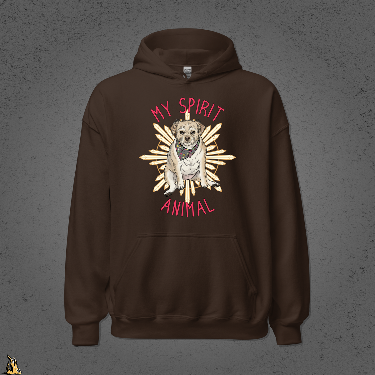 My Spirit Animal Bunnyhug – Hostile Aura Dog Hoodie
