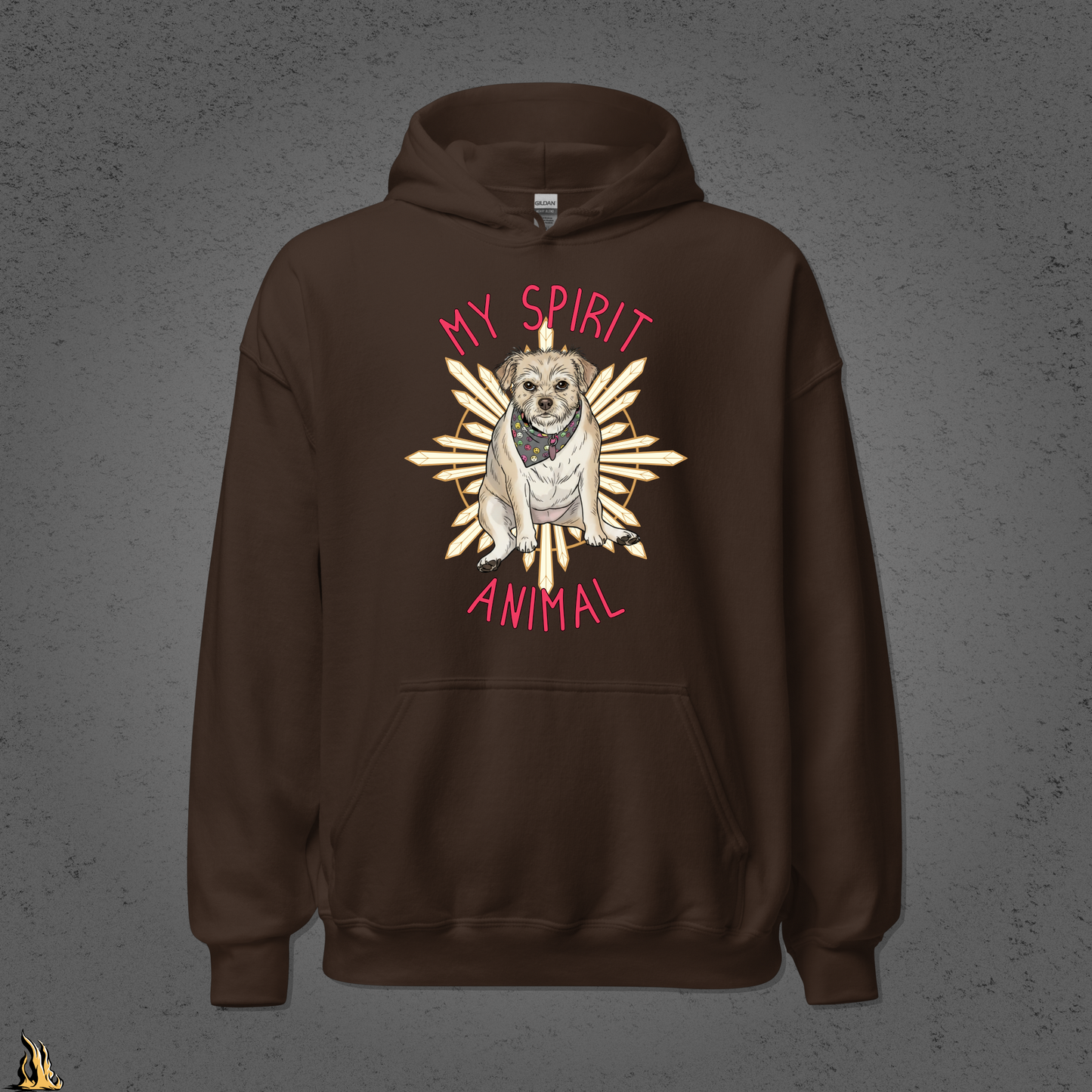 My Spirit Animal Bunnyhug – Hostile Aura Dog Hoodie