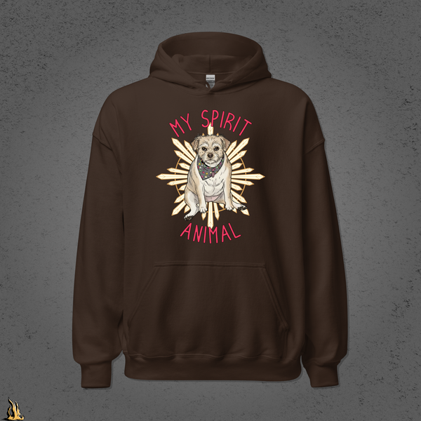 My Spirit Animal Bunnyhug – Hostile Aura Dog Hoodie