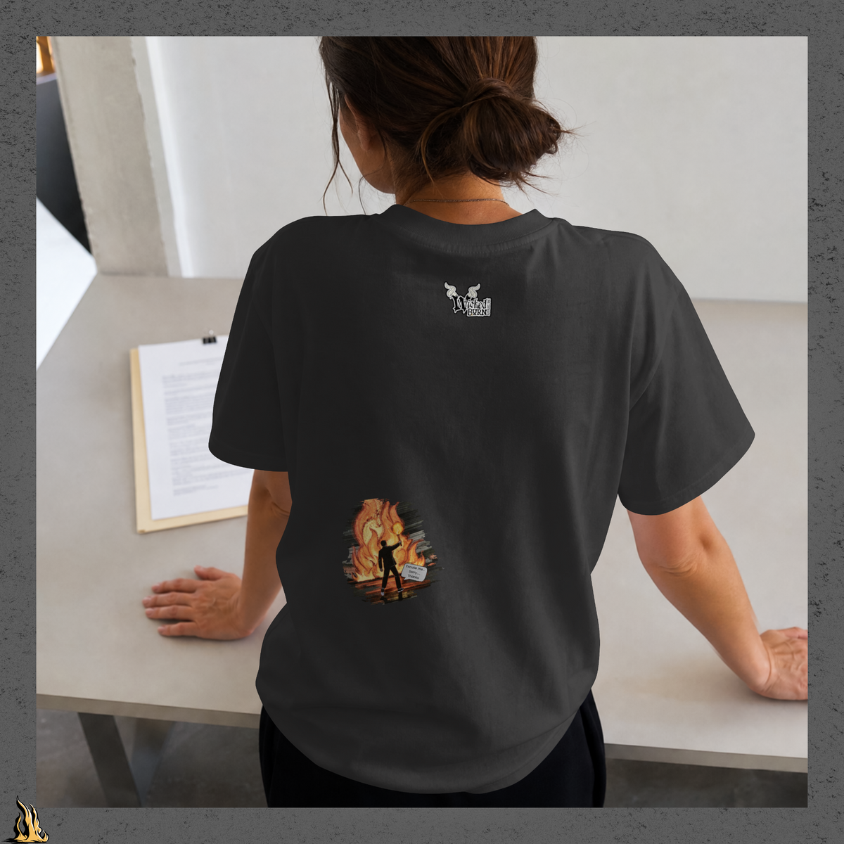 May the Bridges I Burn Light My Path Forward T-Shirt — Sorry About the Fire