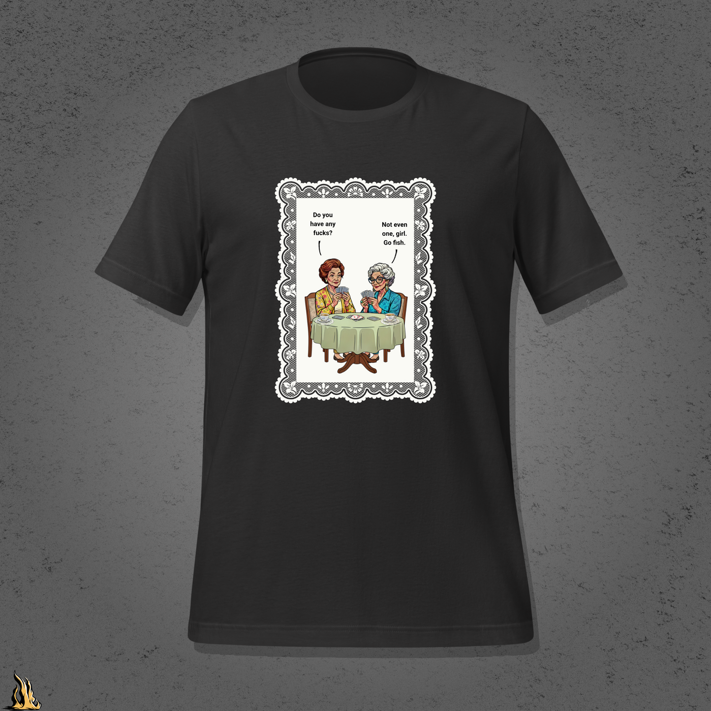 Go Fish — No Fucks Given Card Game Unisex T-Shirt