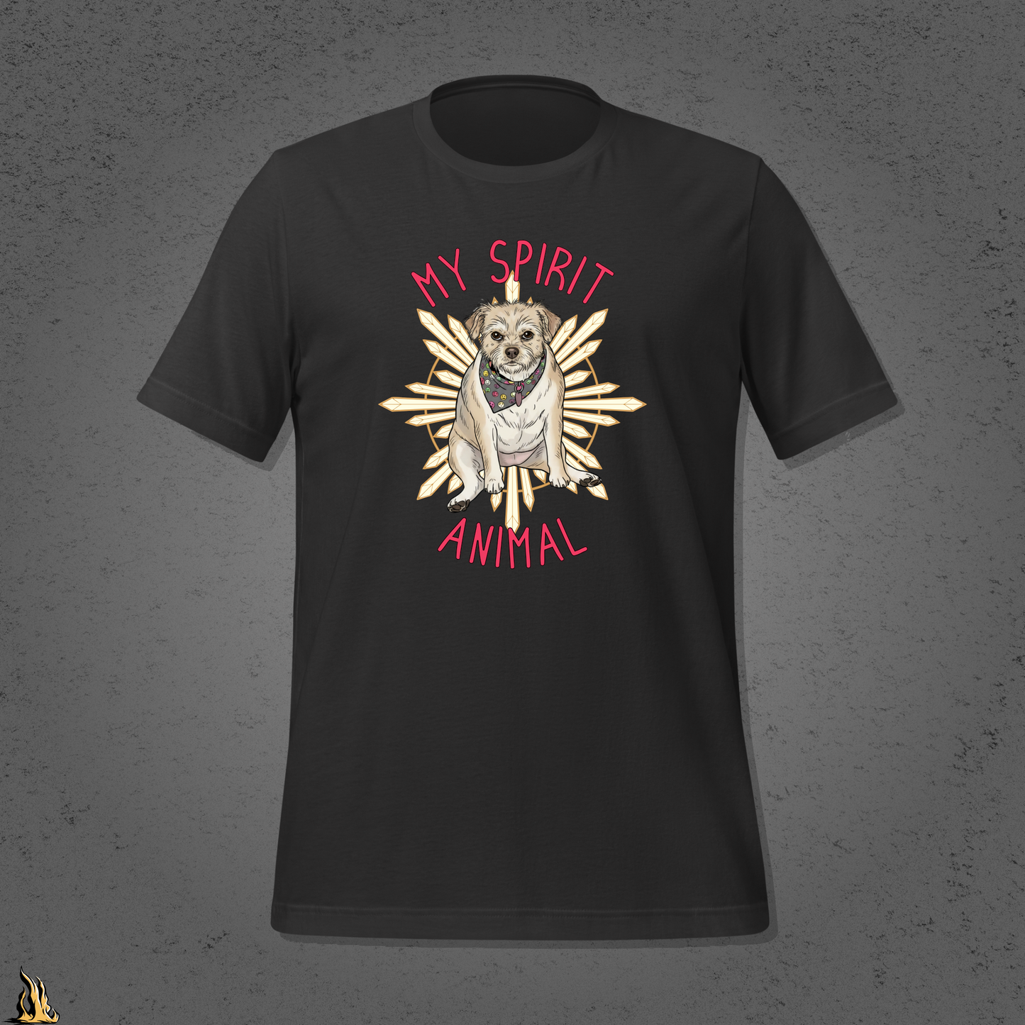 My Spirit Animal – Hostile Aura Dog Unisex T-Shirt
