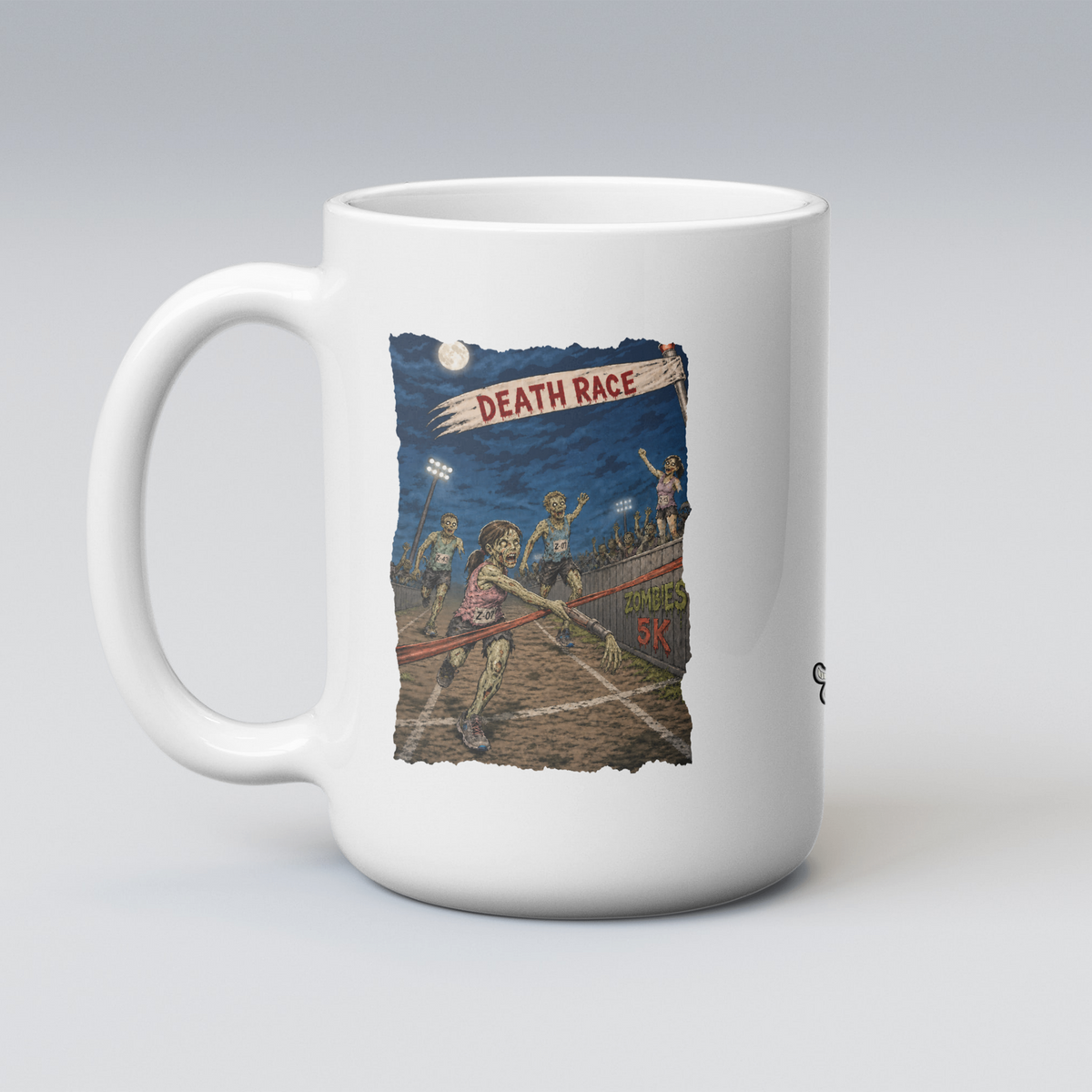 Death Race Zombie Mug – Be Kind. Lend a Hand.