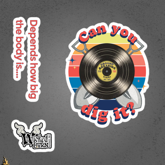 Can You Dig It? Ground Breaking Tracks Sticker Pack
