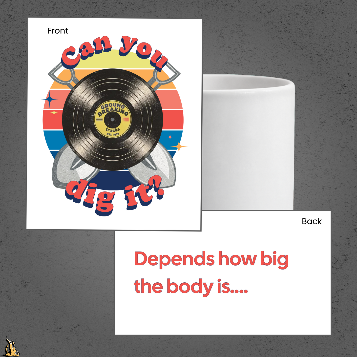 Can You Dig It? Ground Breaking Tracks Mug