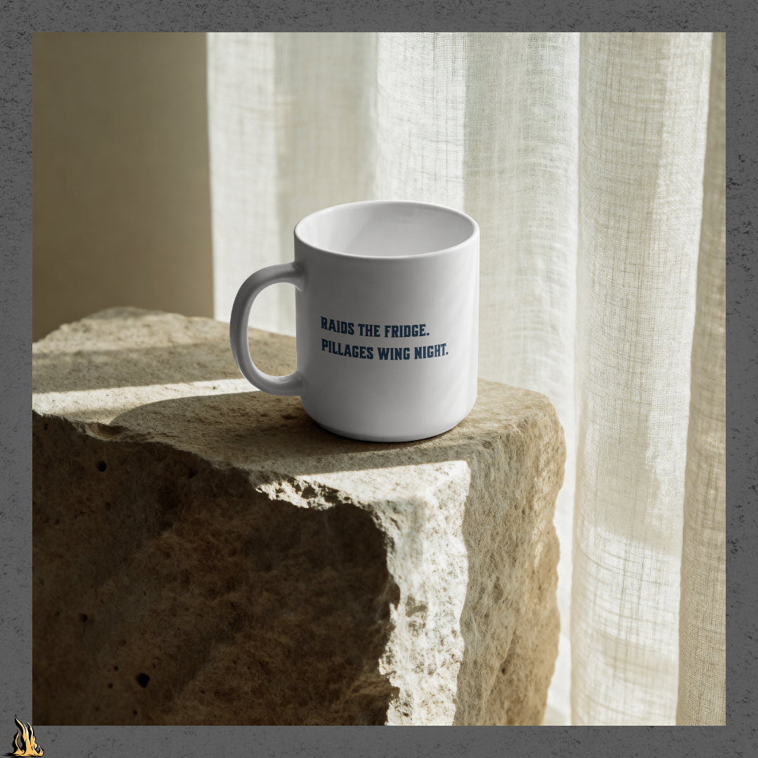 Savage Viking Graphic Unisex Mug – Frostfire Edition