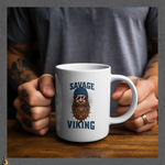 Savage Viking Graphic Unisex Mug – Frostfire Edition 6