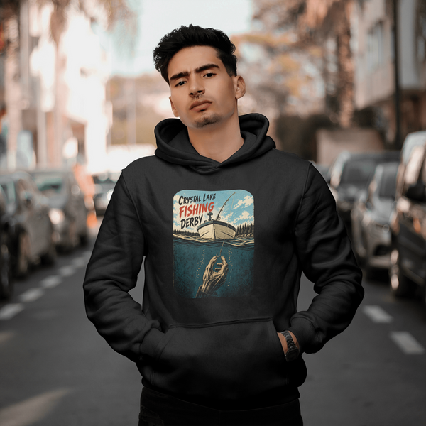 Crystal Lake Fishing Derby Hoodie – Catch of the Day Bunnyhug