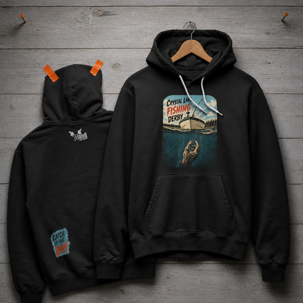 Crystal Lake Fishing Derby Hoodie – Catch of the Day Bunnyhug