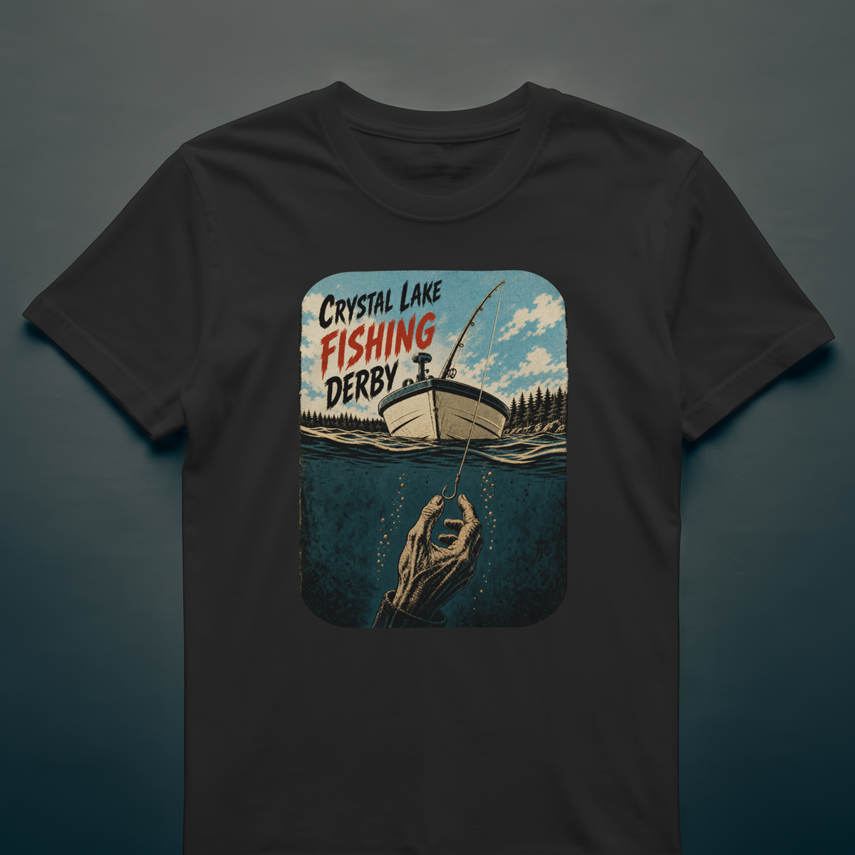 Crystal Lake Fishing Derby T-Shirt – Catch of the Day