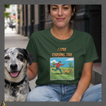 I Love Chasing Tail T-Shirt – Funny Dog & Fetch Unisex T-Shirt 5