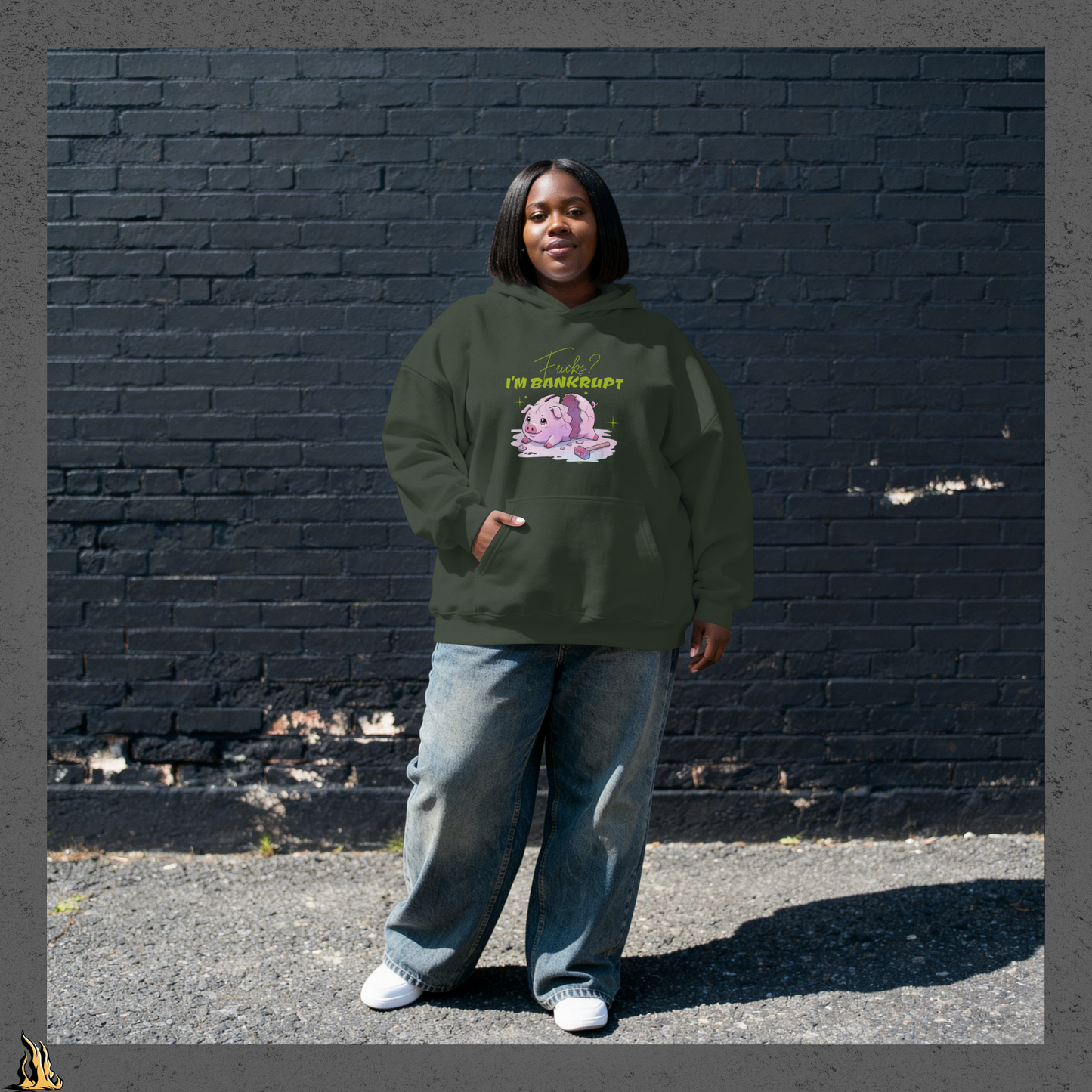 Fucks? I’m Bankrupt — Funny Sarcastic Piggy Bank Hoodie