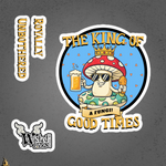 A Fungi – King of Good Times Sticker Pack 1