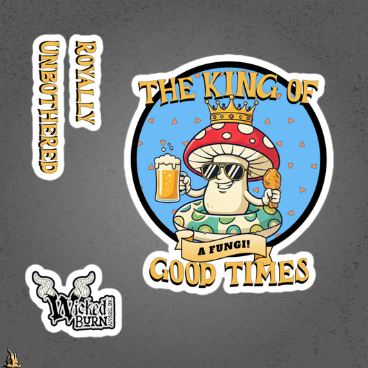 A Fungi – King of Good Times Sticker Pack