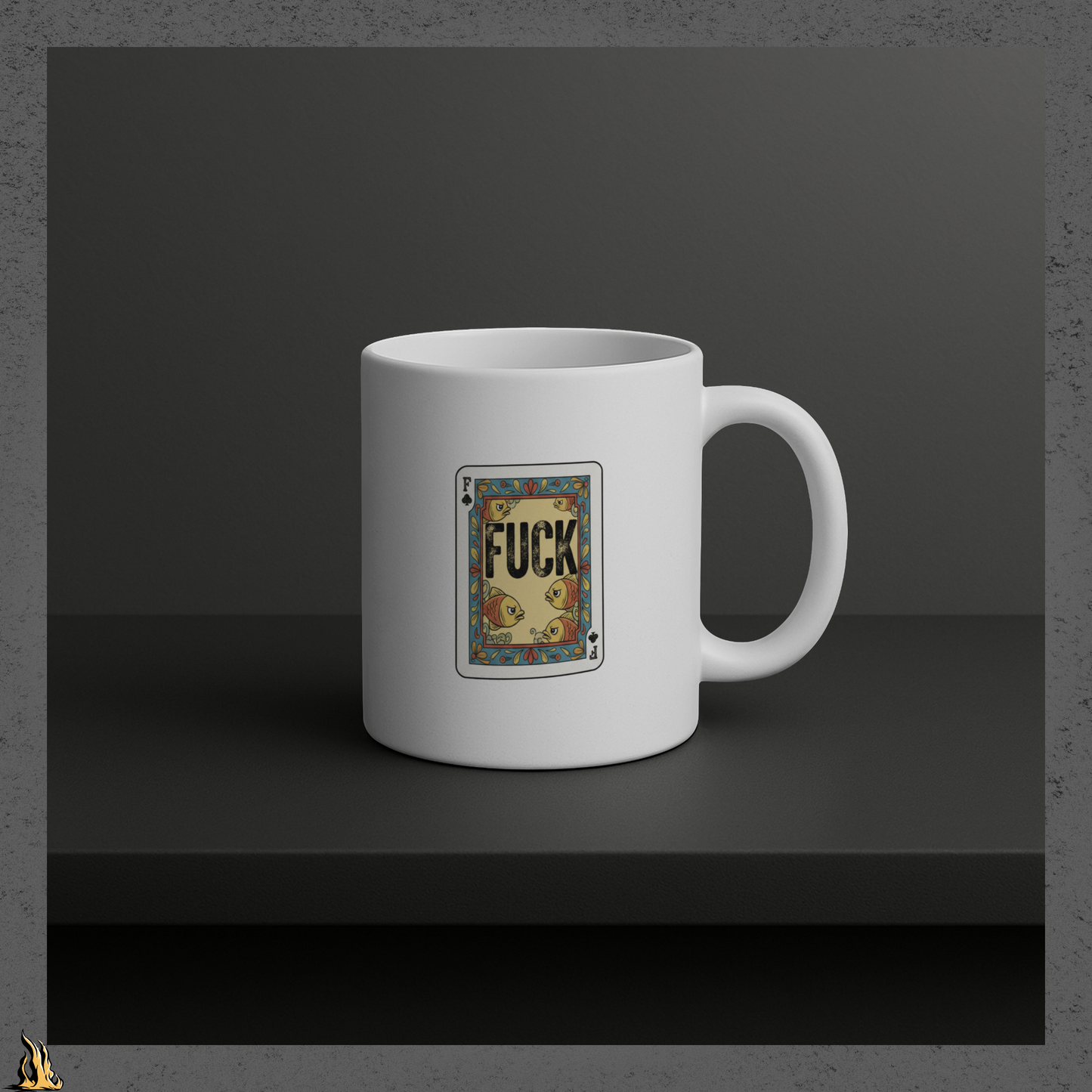 Go Fish — No Fucks Given Card Game Coffee Mug