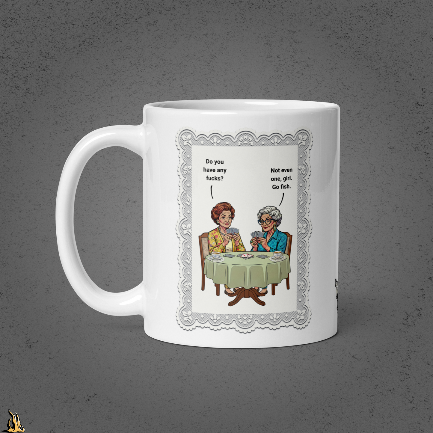 Go Fish — No Fucks Given Card Game Coffee Mug