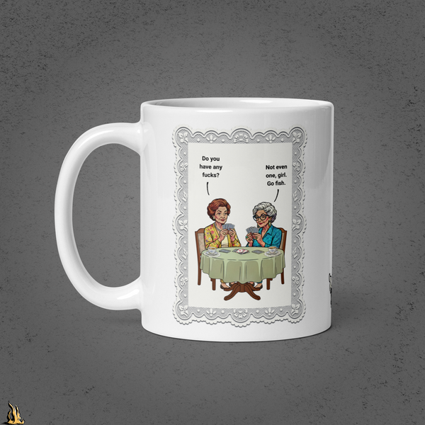 Go Fish — No Fucks Given Card Game Coffee Mug