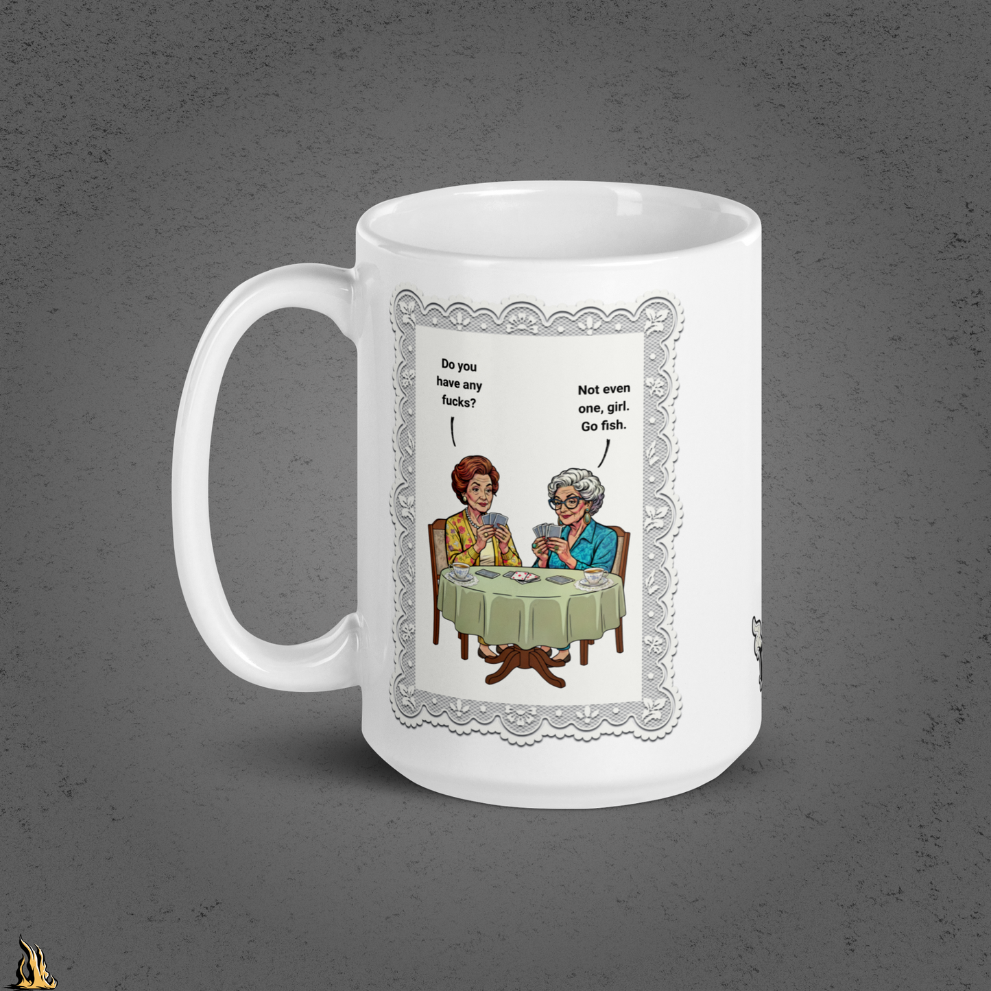 Go Fish — No Fucks Given Card Game Coffee Mug