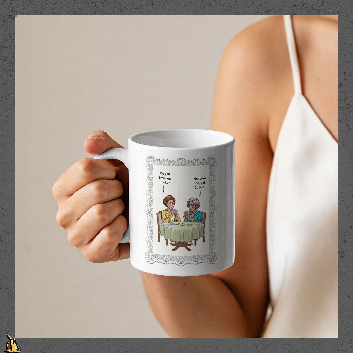 Go Fish — No Fucks Given Card Game Coffee Mug