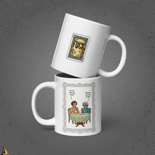 Go Fish — No Fucks Given Card Game Coffee Mug