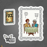 Go Fish — No Fucks Given Card Game Sticker Pack 1