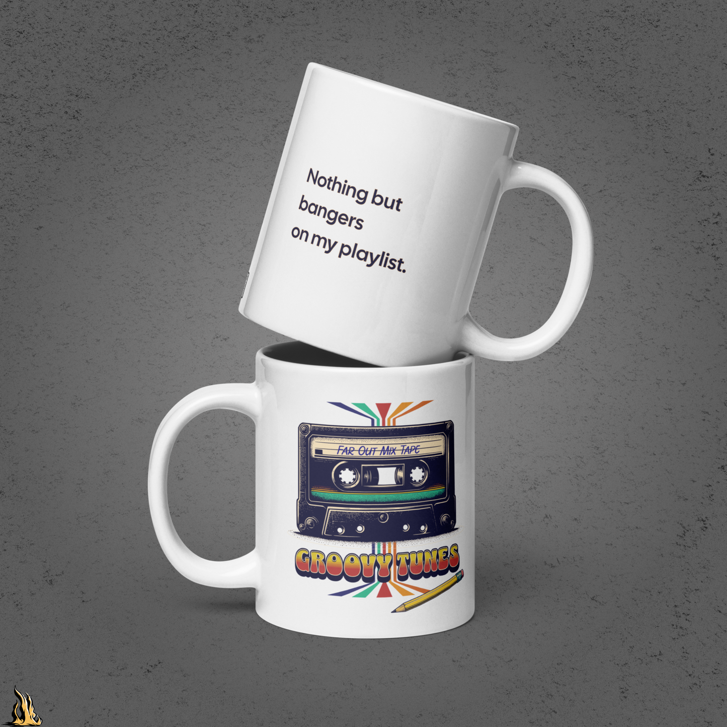 Groovy Tunes Retro Cassette Tape Mug