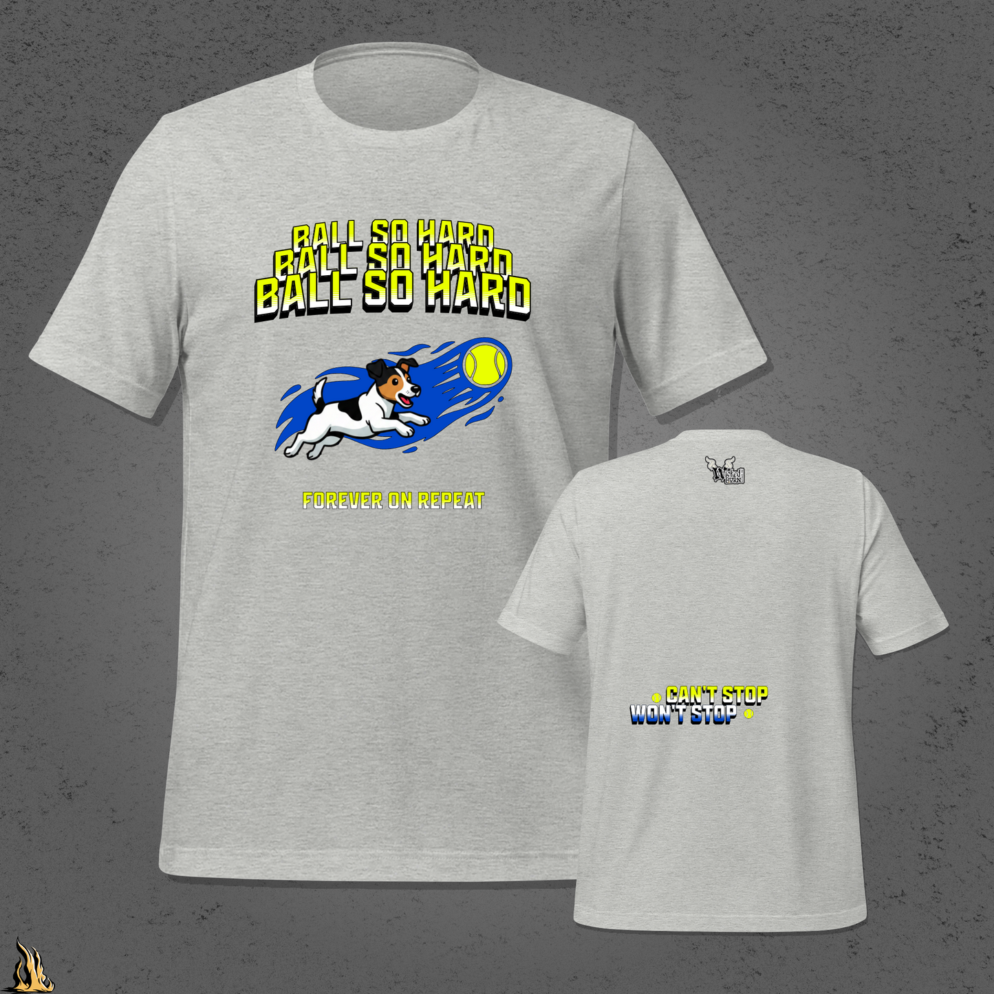 Ball So Hard Unisex T-Shirt | 90s-Inspired Funny Dog Tee