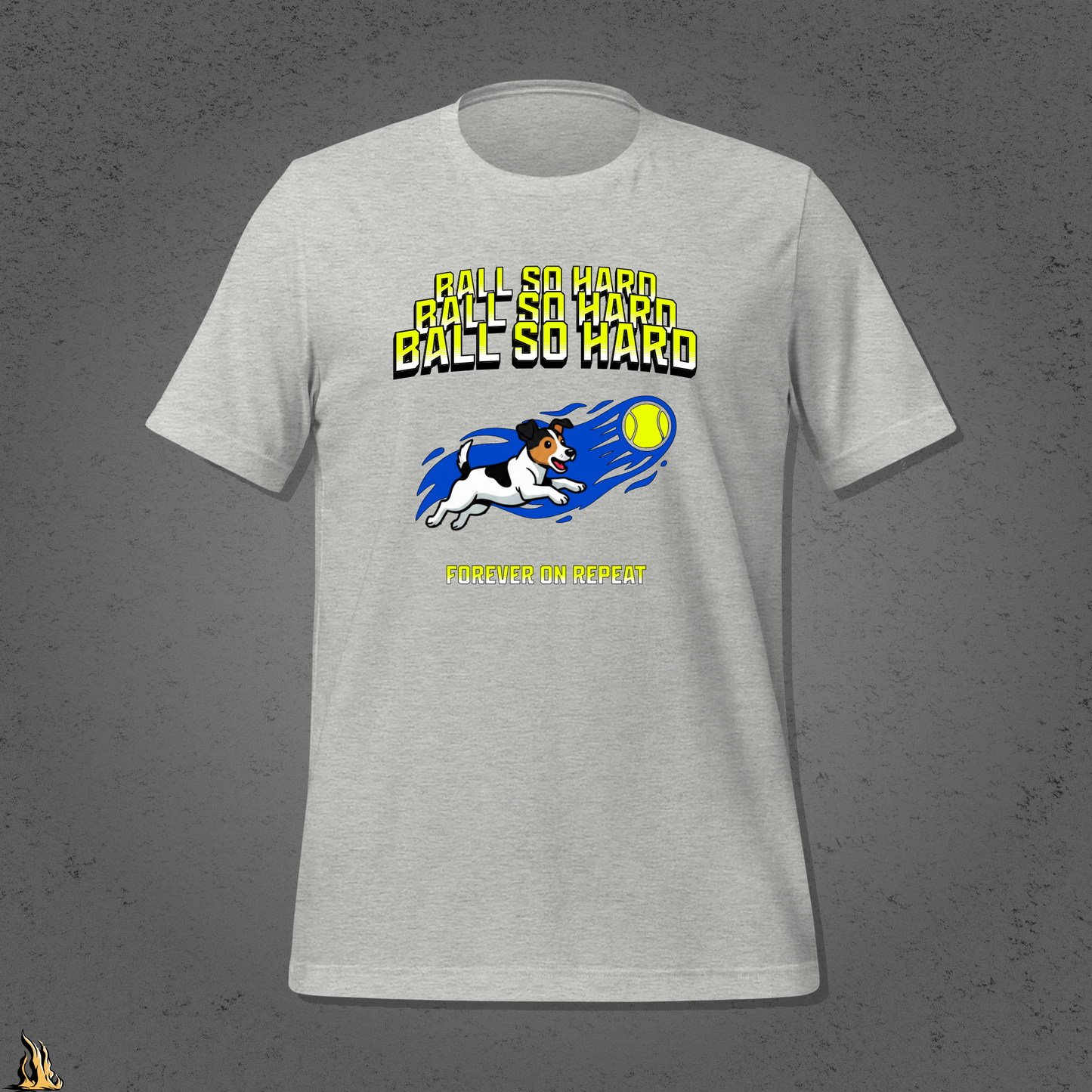 Ball So Hard Unisex T-Shirt | 90s-Inspired Funny Dog Tee