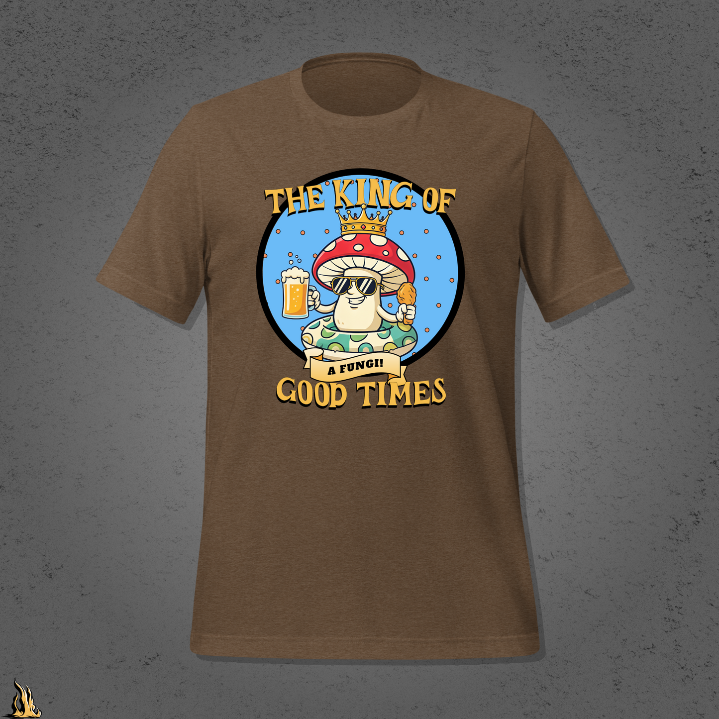 A Fungi – King of Good Times Graphic Unisex T-shirt