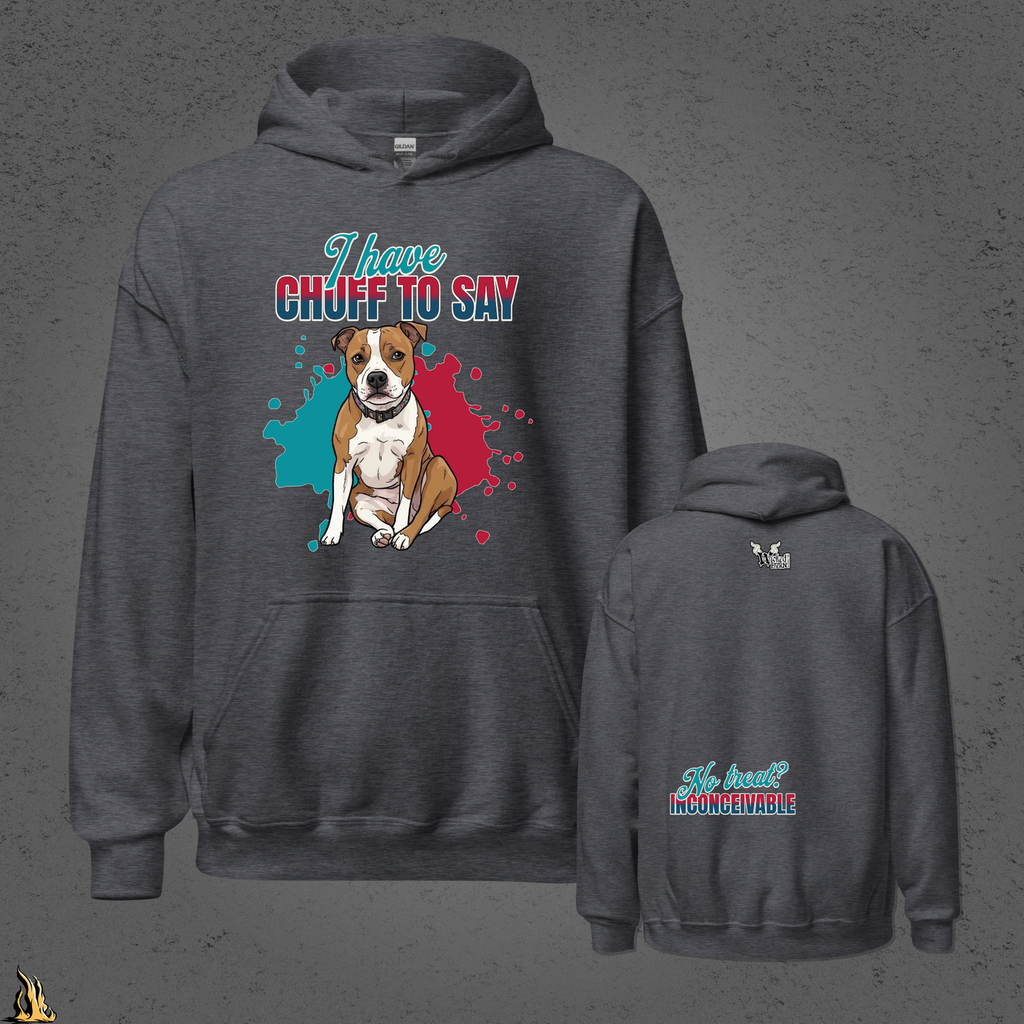 I Have Chuff to Say Hoodie | Funny Dog Bunnyhug