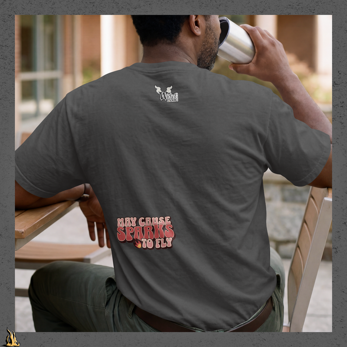 Hot Stuff T-Shirt — May Cause Sparks to Fly