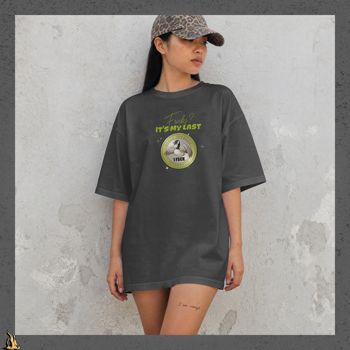 Fucks? It’s My Last — Check Yourself Currency Funny Goose T-Shirt