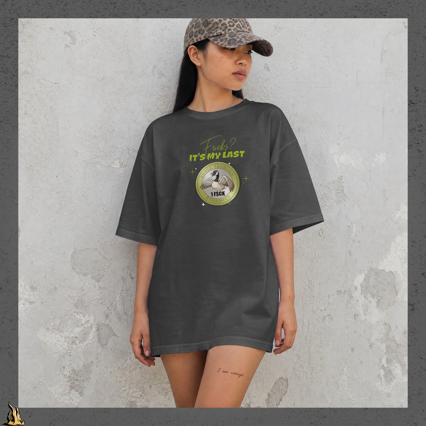 Fucks? It’s My Last — Check Yourself Currency Funny Goose T-Shirt