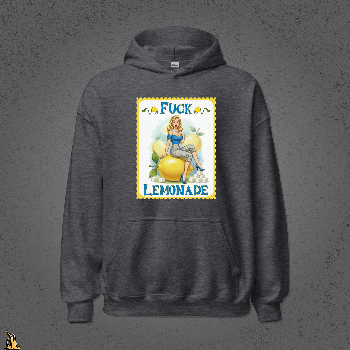 Fuck Lemonade Bunnyhug — Sarcastic Vintage Lemon Hoodie