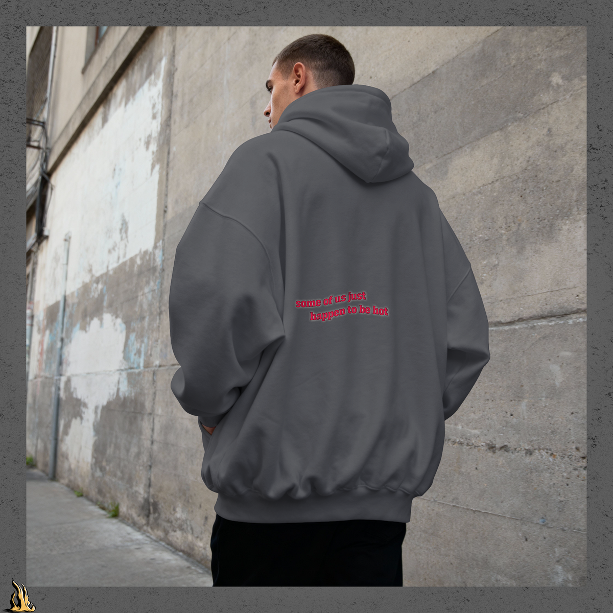 Not Your Average Smoke Show Bunnyhug – Firefighter Hoodie