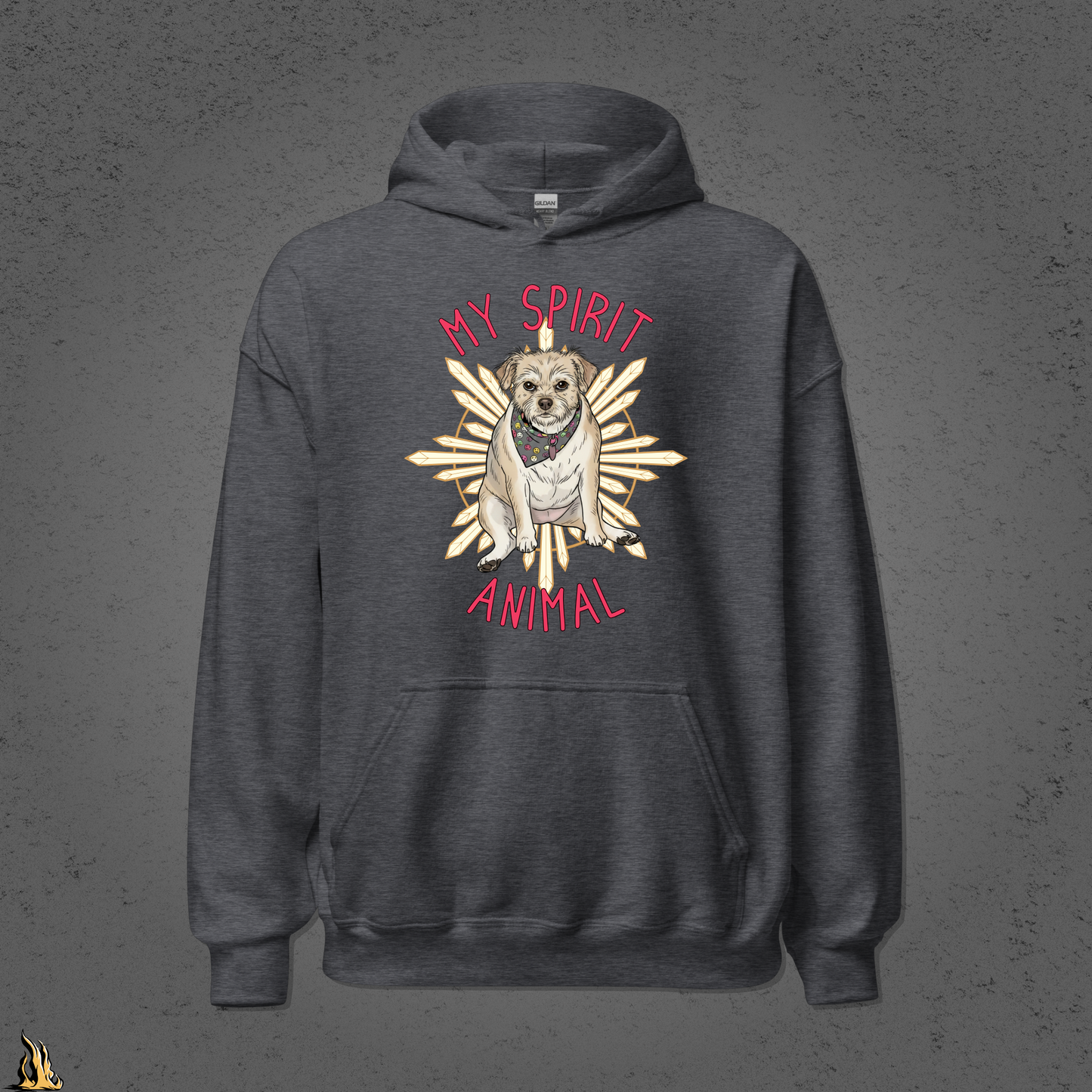 My Spirit Animal Bunnyhug – Hostile Aura Dog Hoodie