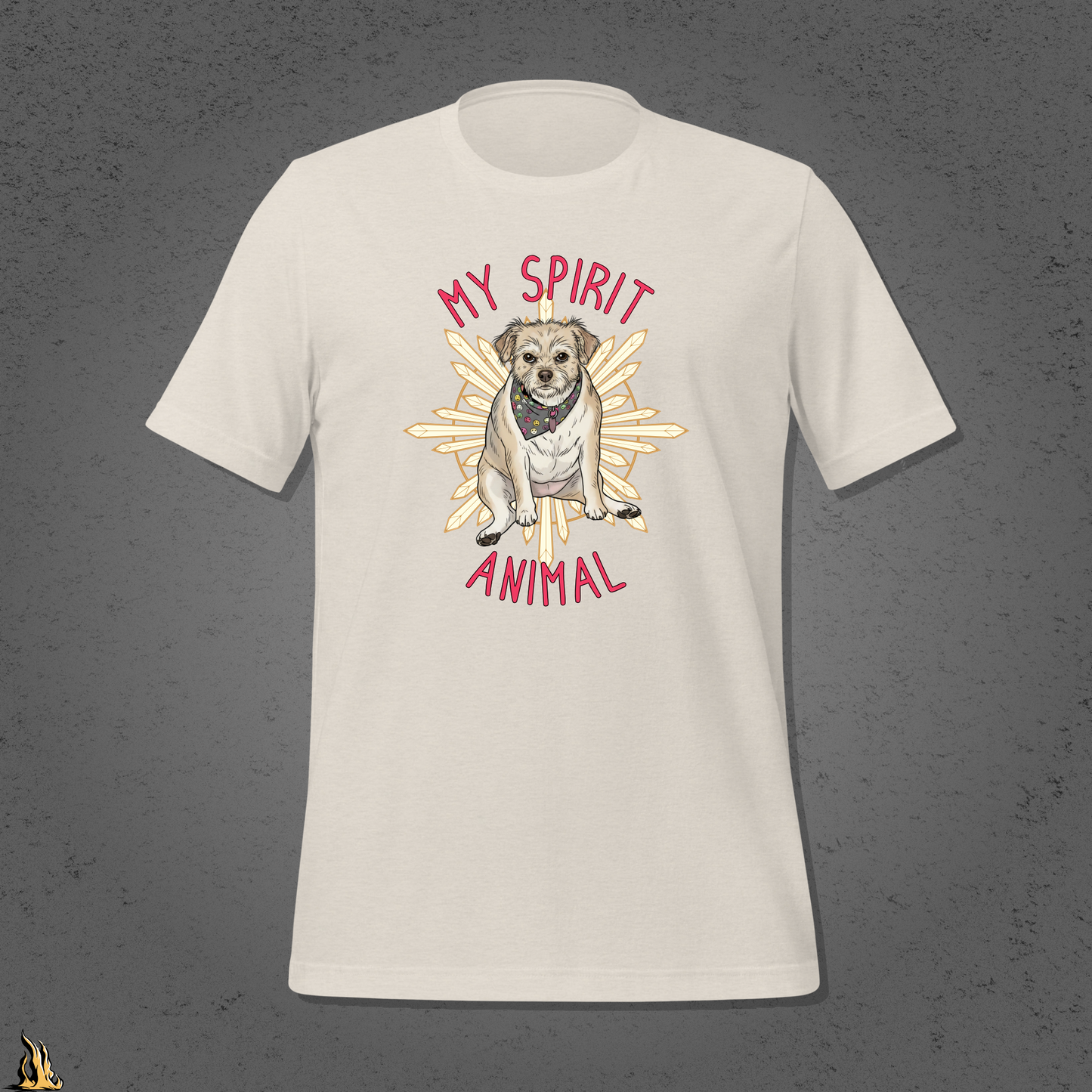 My Spirit Animal – Hostile Aura Dog Unisex T-Shirt