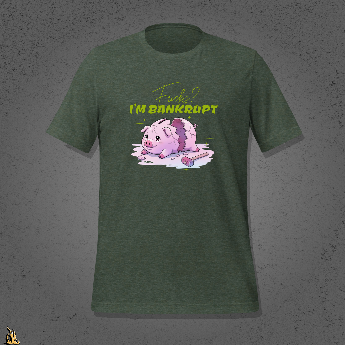 Fucks? I’m Bankrupt — Funny Sarcastic Piggy Bank T-Shirt