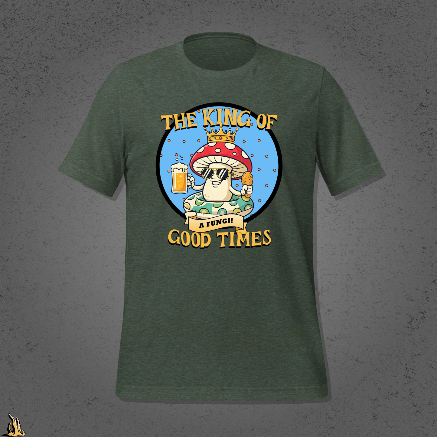 A Fungi – King of Good Times Graphic Unisex T-shirt