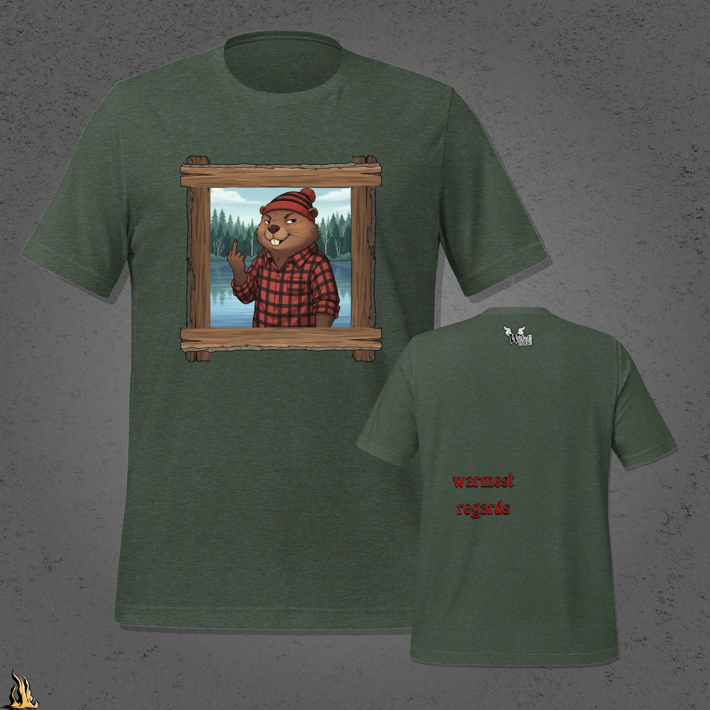 Warmest Regards Beaver Unisex T-shirt