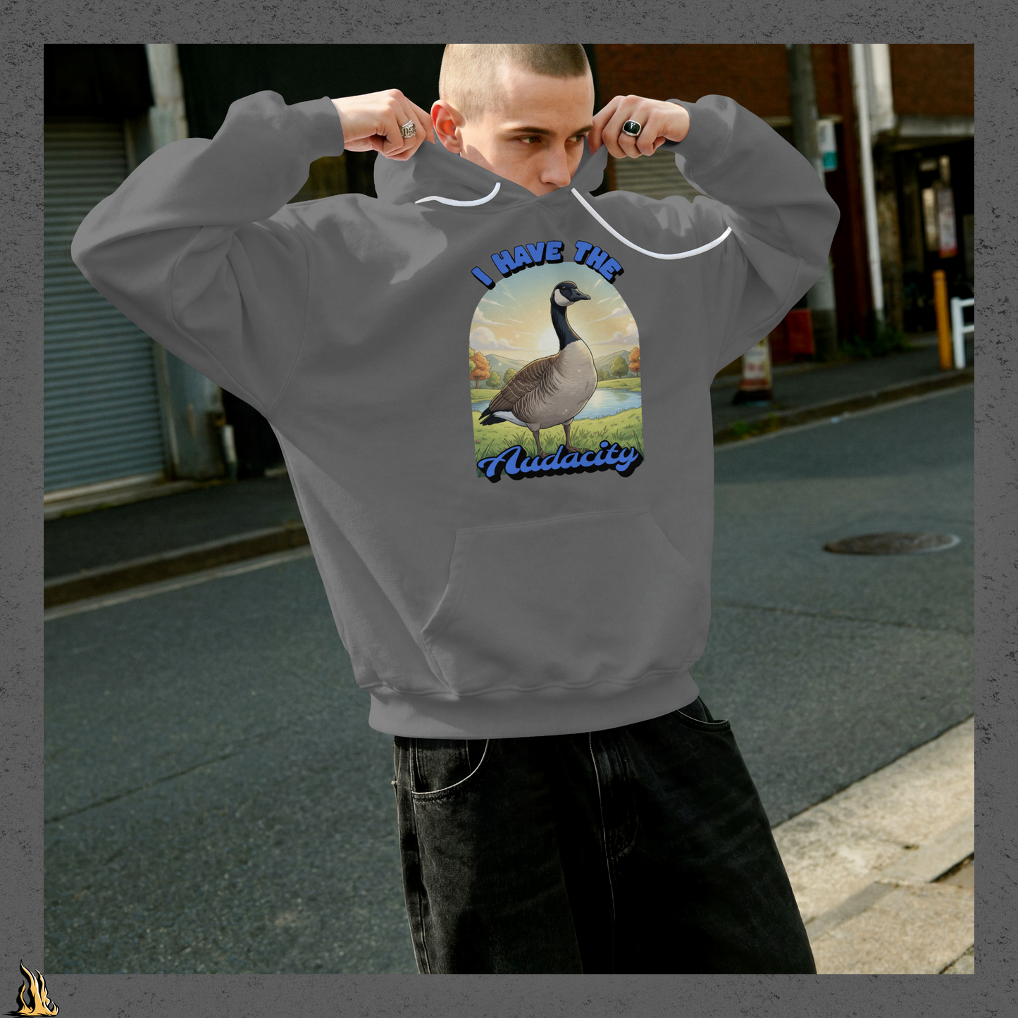 I Have the Audacity Hoodie | Funny Canadian Goose Bunnyhug