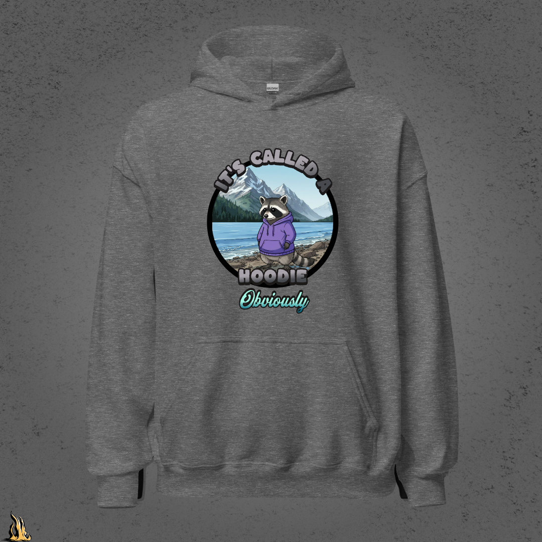 It's Called a Hoodie Obviously - Funny Raccoon Graphic Unisex Hoodie
