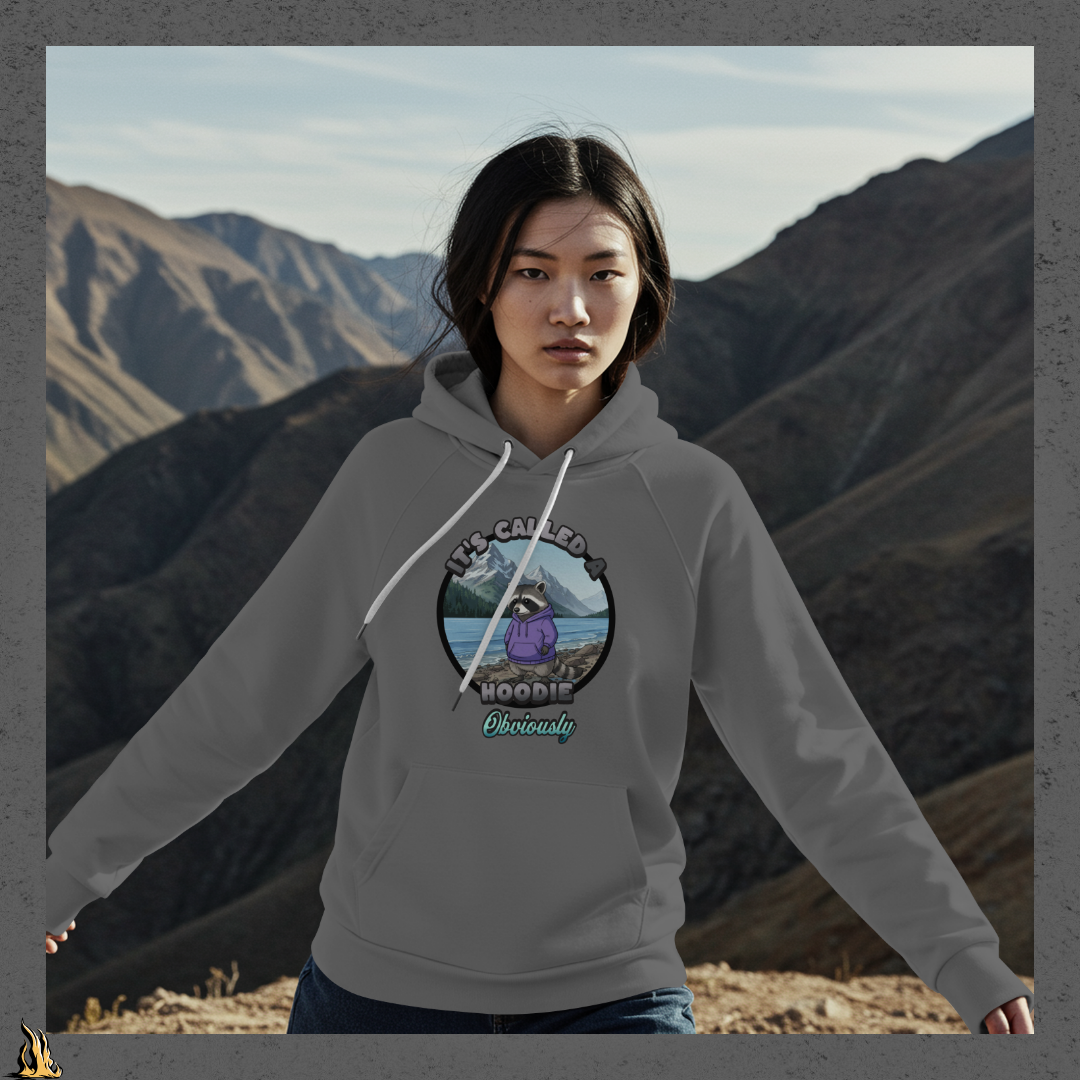 It's Called a Hoodie Obviously - Funny Raccoon Graphic Unisex Hoodie