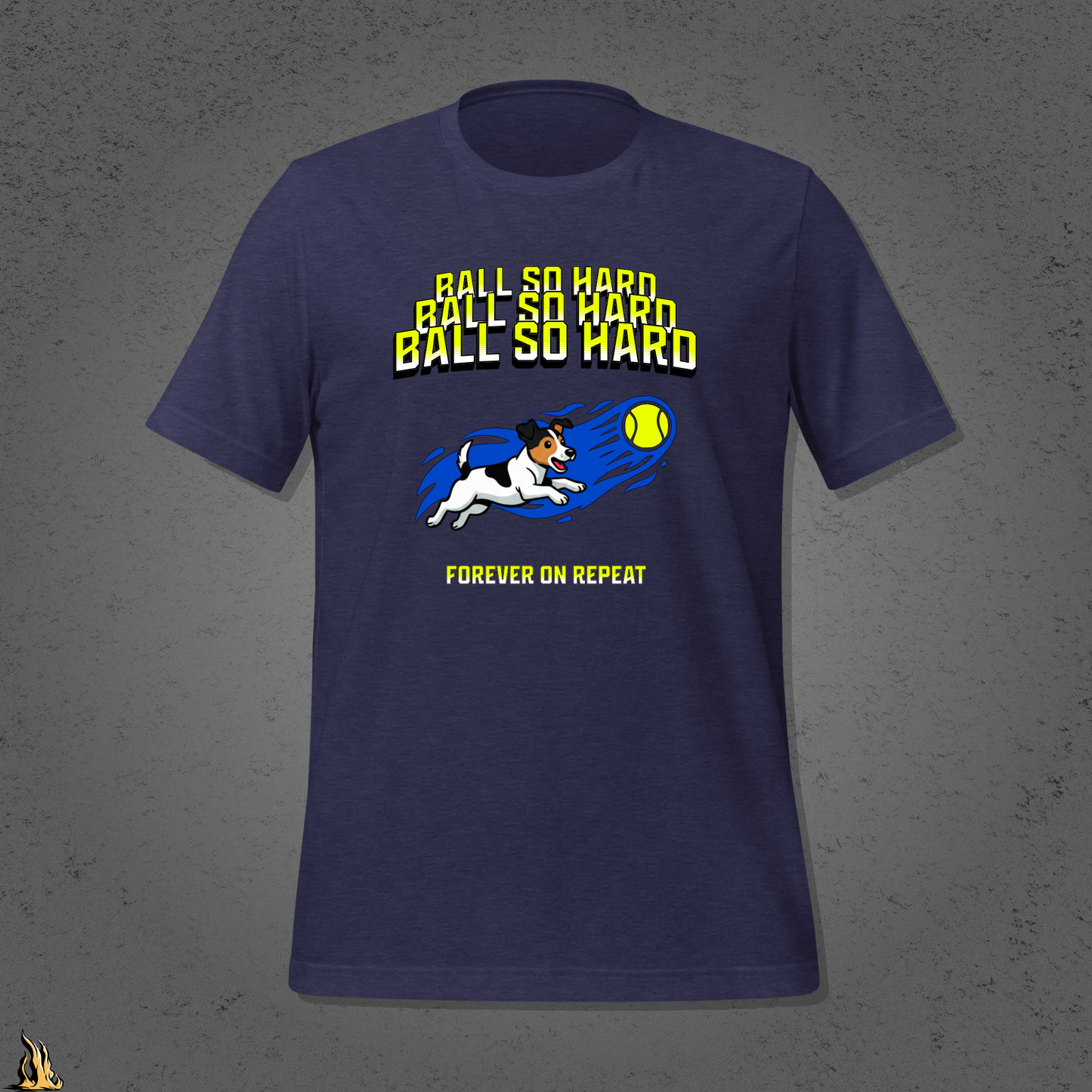 Ball So Hard Unisex T-Shirt | 90s-Inspired Funny Dog Tee