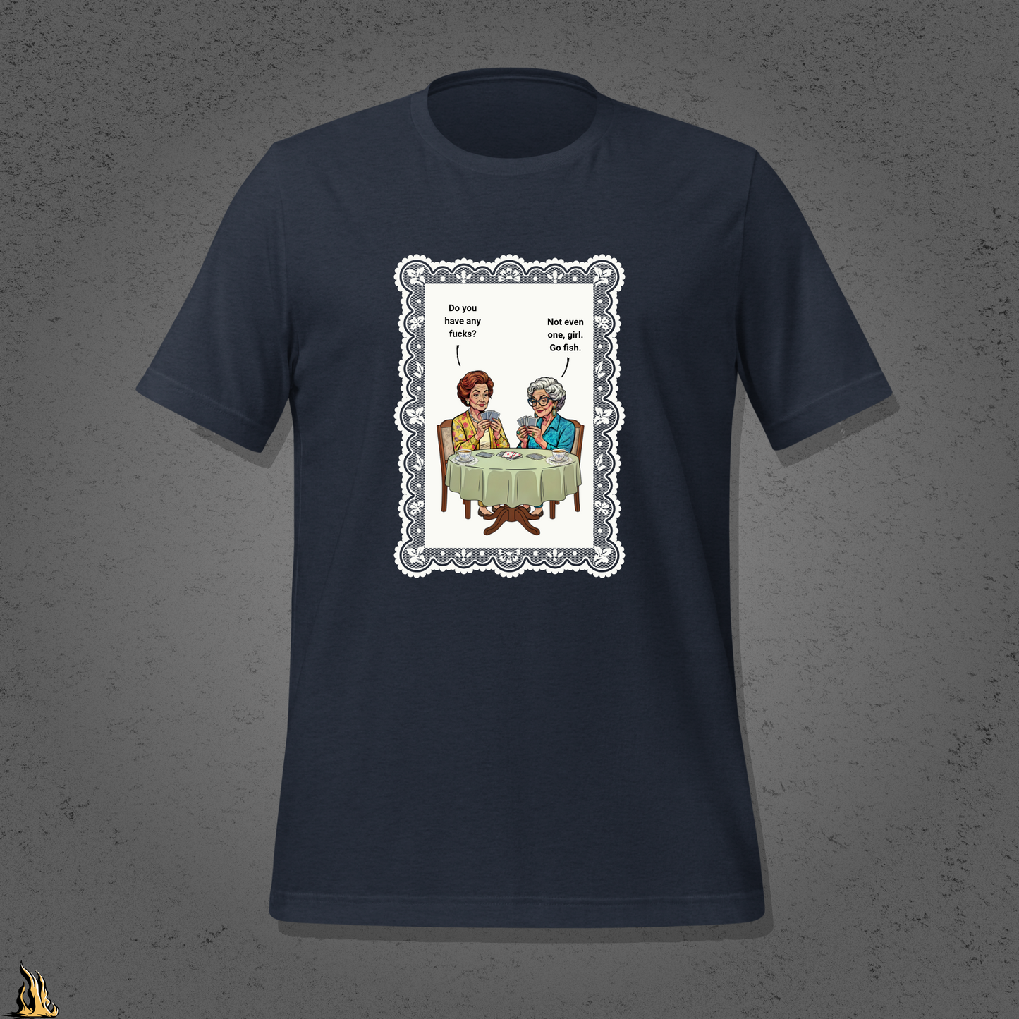 Go Fish — No Fucks Given Card Game Unisex T-Shirt