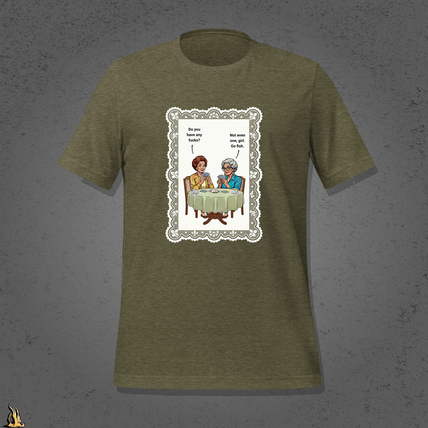 Go Fish — No Fucks Given Card Game Unisex T-Shirt