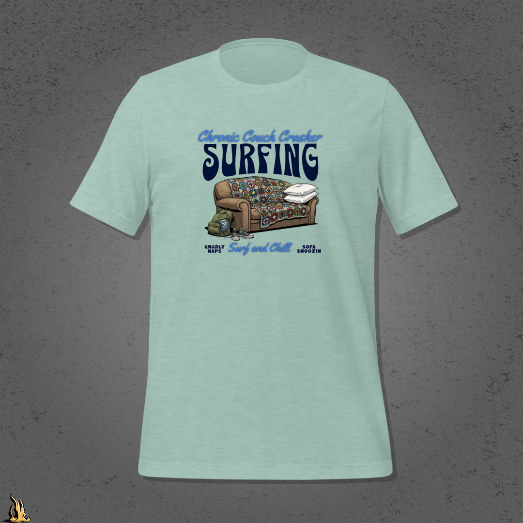 Chronic Couch Surfer - Funny Couch Potato Unisex T-Shirt