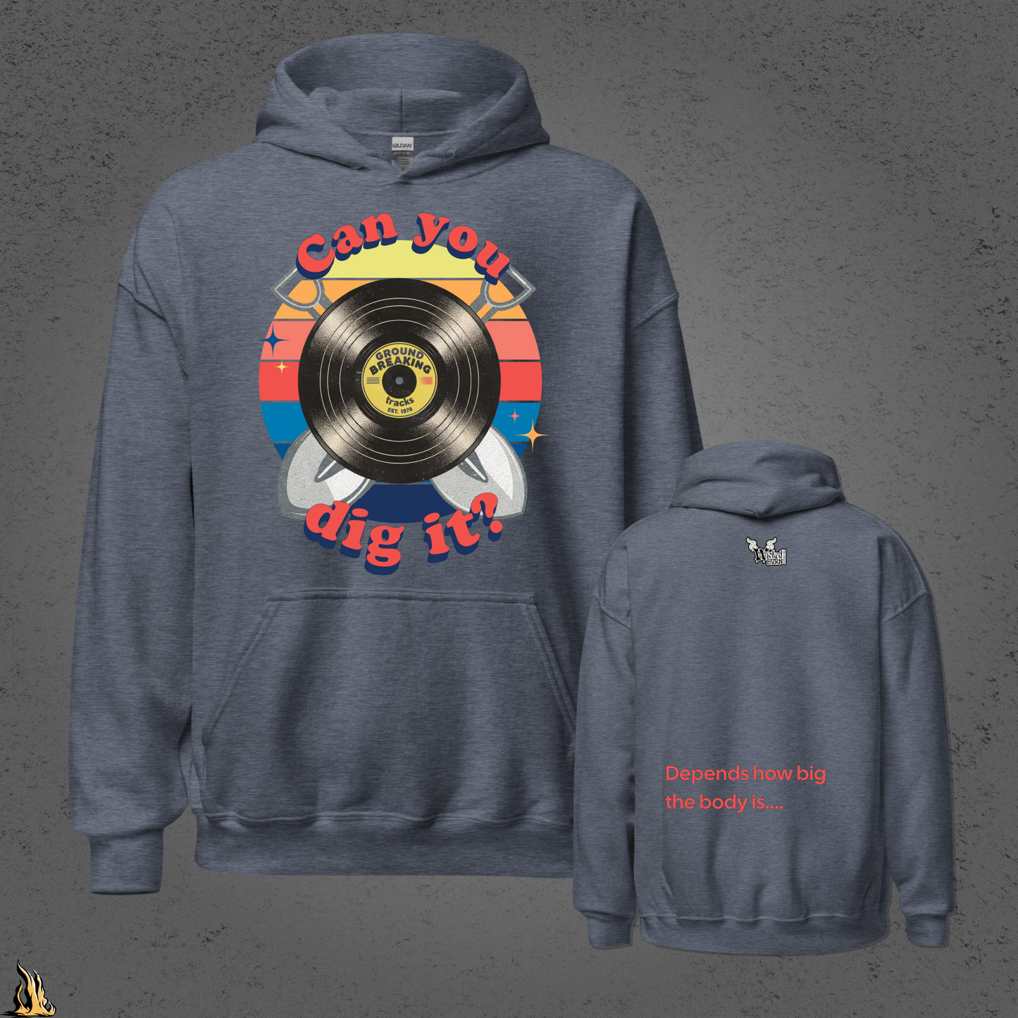 Can You Dig It? Ground Breaking Tracks Unisex Hoodie